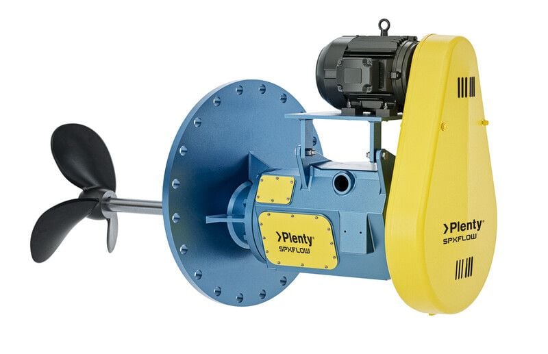 TM & STM Series Belt Drive Heavy-Duty Side-Entry Mixers